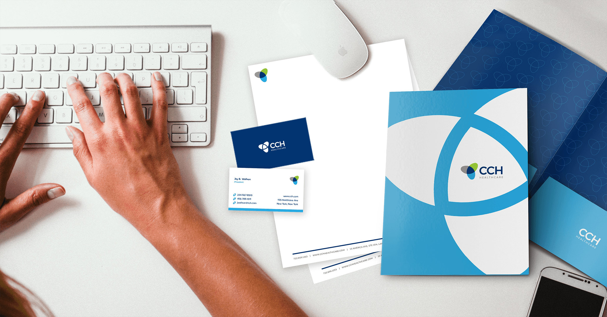 CCH Healthcare Branded Papers - iDesign Branding