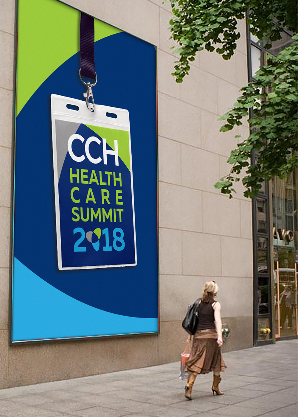 CCH Healthcare Wall Ad - iDesign Branding